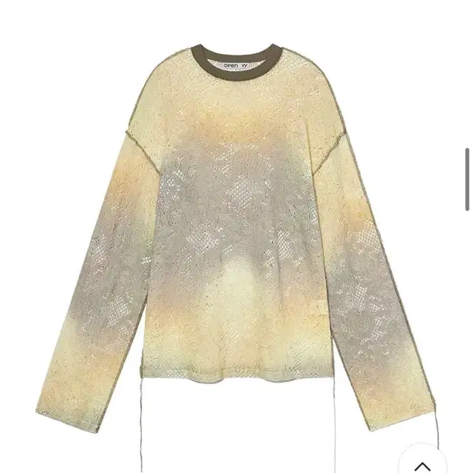 open yy OMBRE LACE TOP(YELLO)