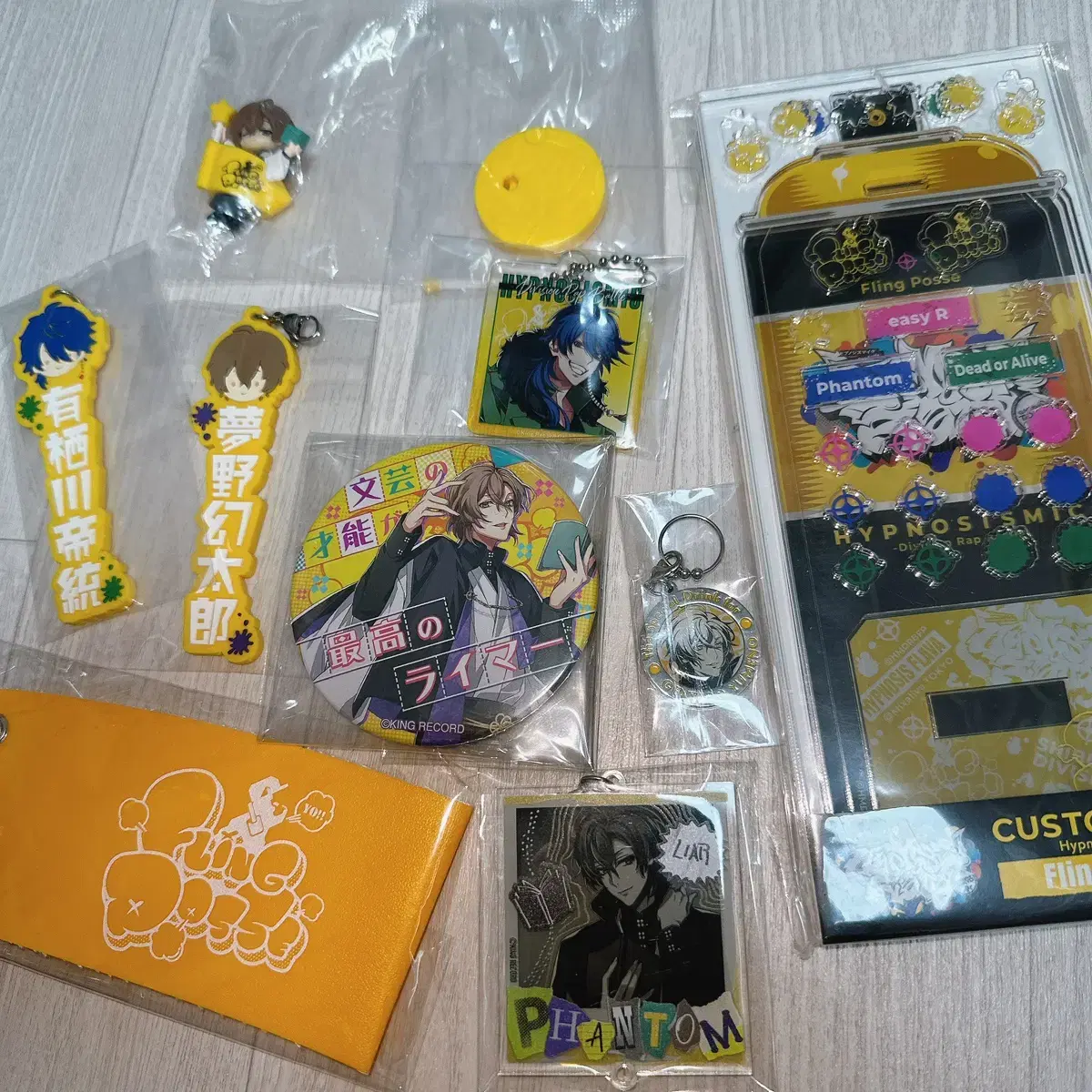 Hippomy Flingpotsé Shibuya Ramuda Gentaro Daisu Custom Mania acrylic Keyring