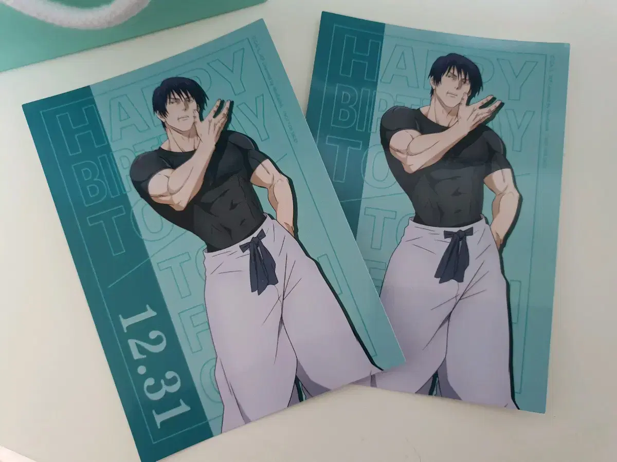 Touzi Animated pre-order benefit birthday postcards