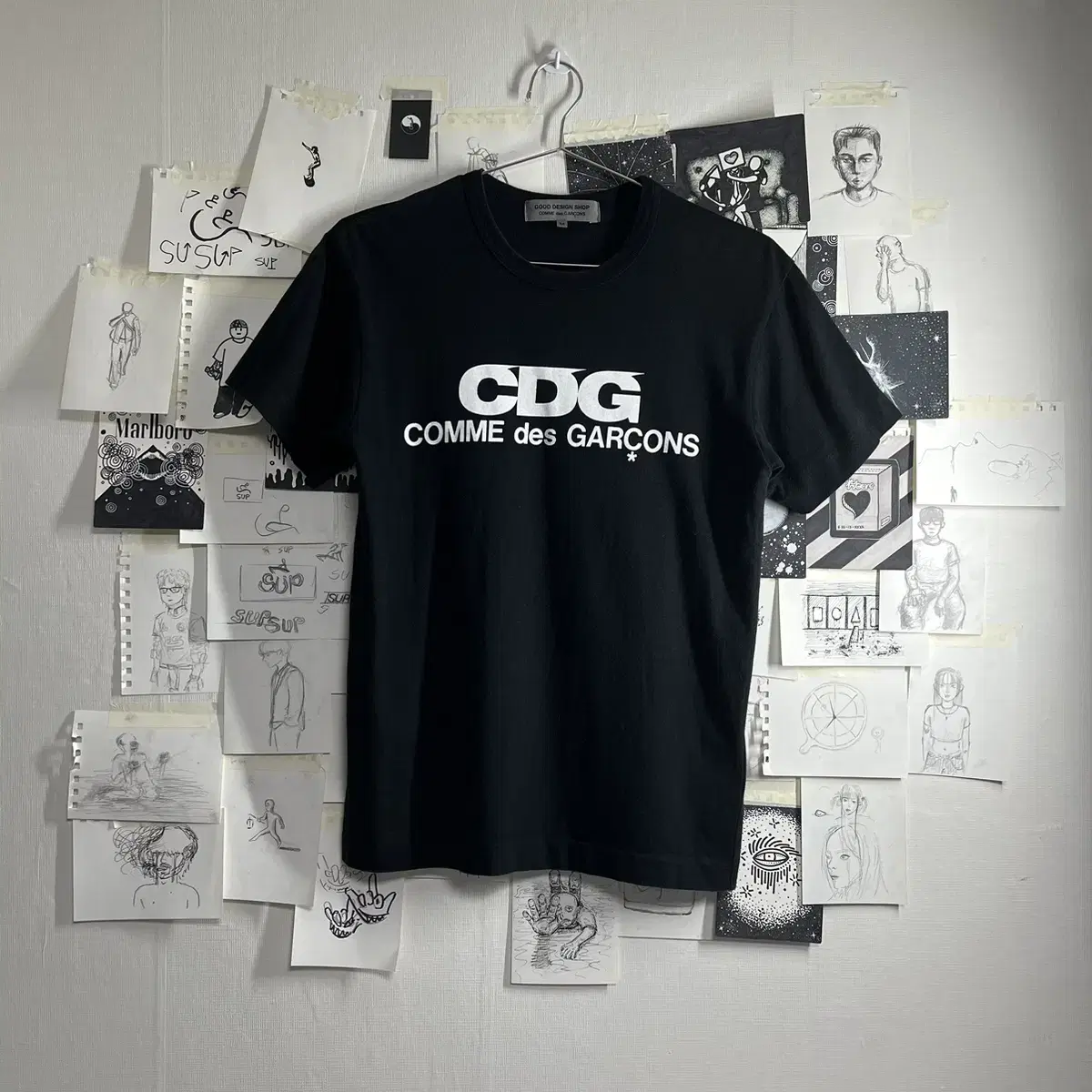 꼼데가르송 CDG 로고 티셔츠