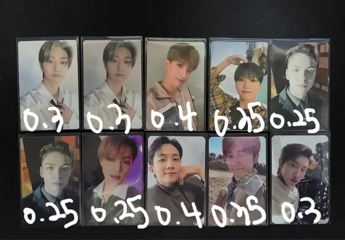 a) seventeen fathersun photocard wts