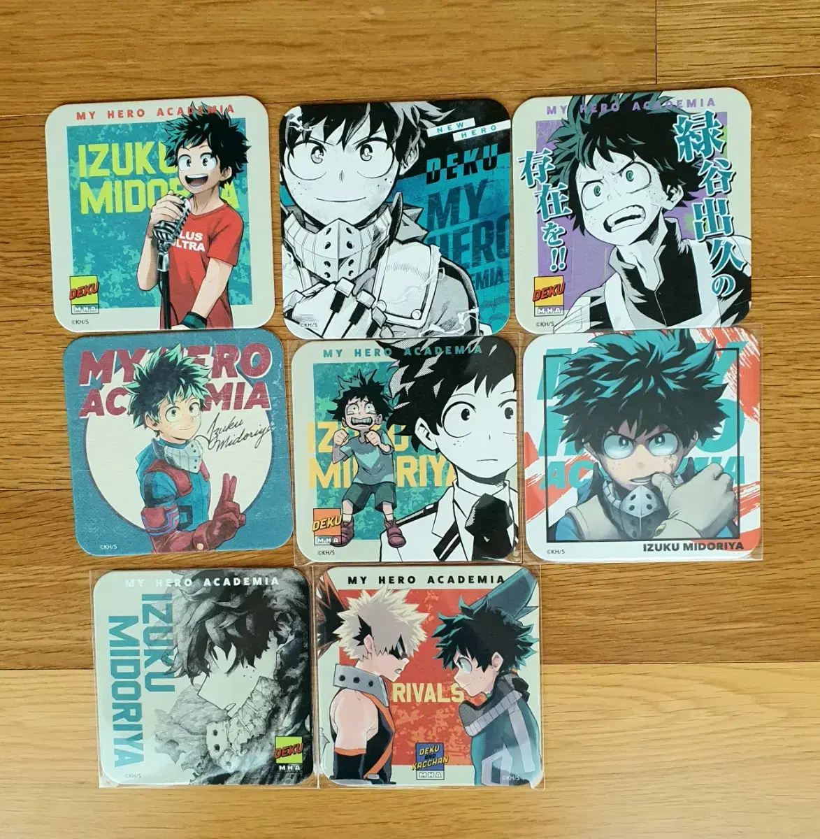 Bulk) 8 Midoriya Coasters