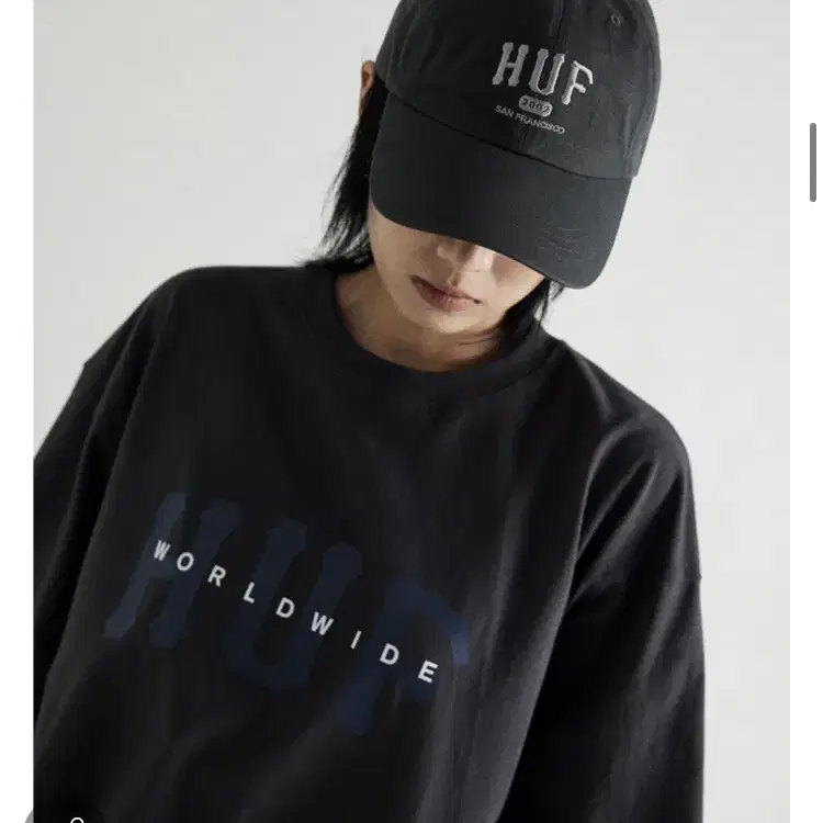 HUF 2002 차콜 볼캡