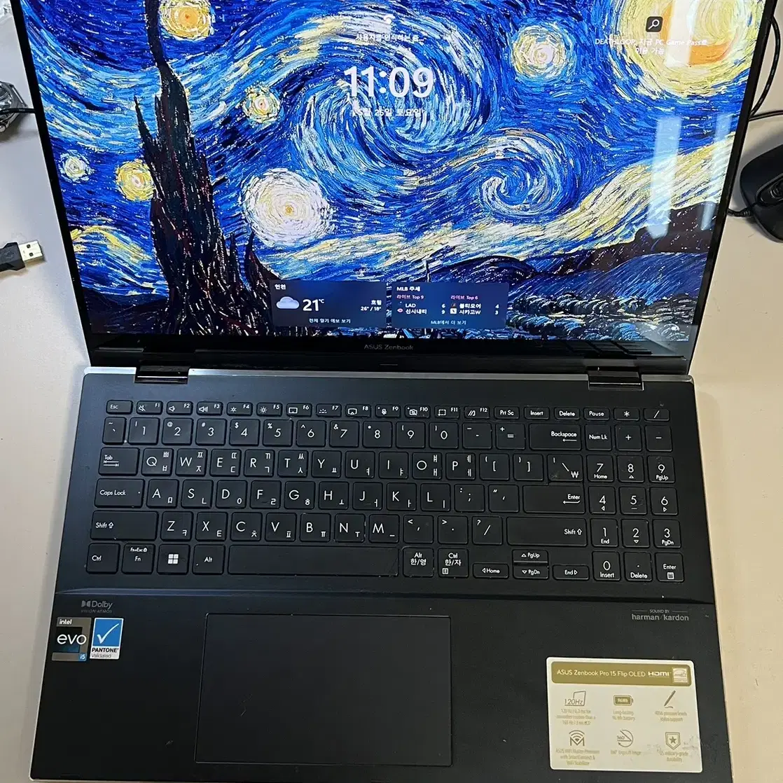 ASUS 젠북 프로 15 Flip OLED 터치 UP6502ZA-M800