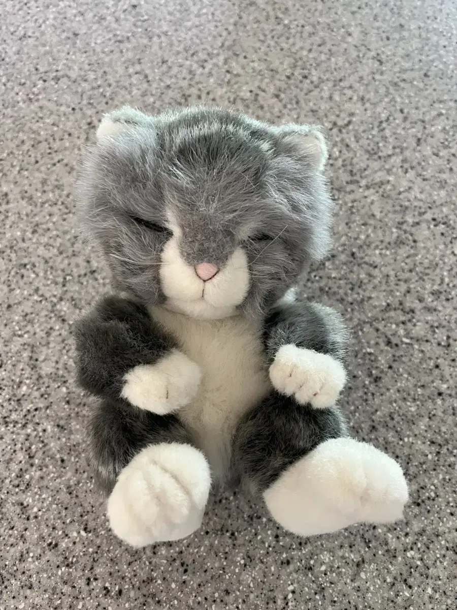 Vintage doll Sleeping Cat