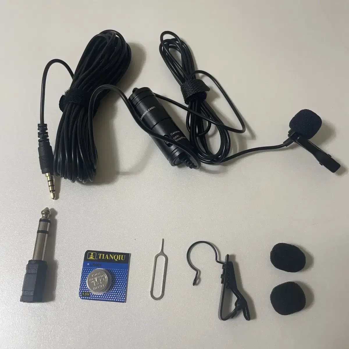 고감도 소형 마이크(핀마이크) Lavalier microphone