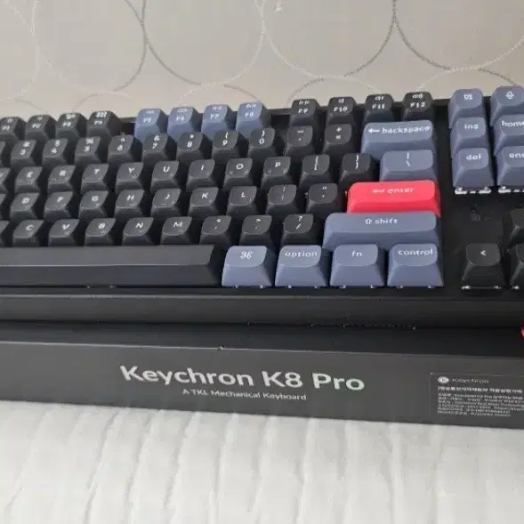 keychron k8 pro 알루미늄 RGB 저소음적축