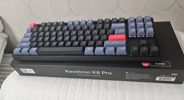 keychron k8 pro 알루미늄 RGB 저소음적축