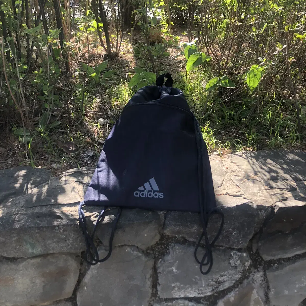 Vintage Adidas navy gym sack