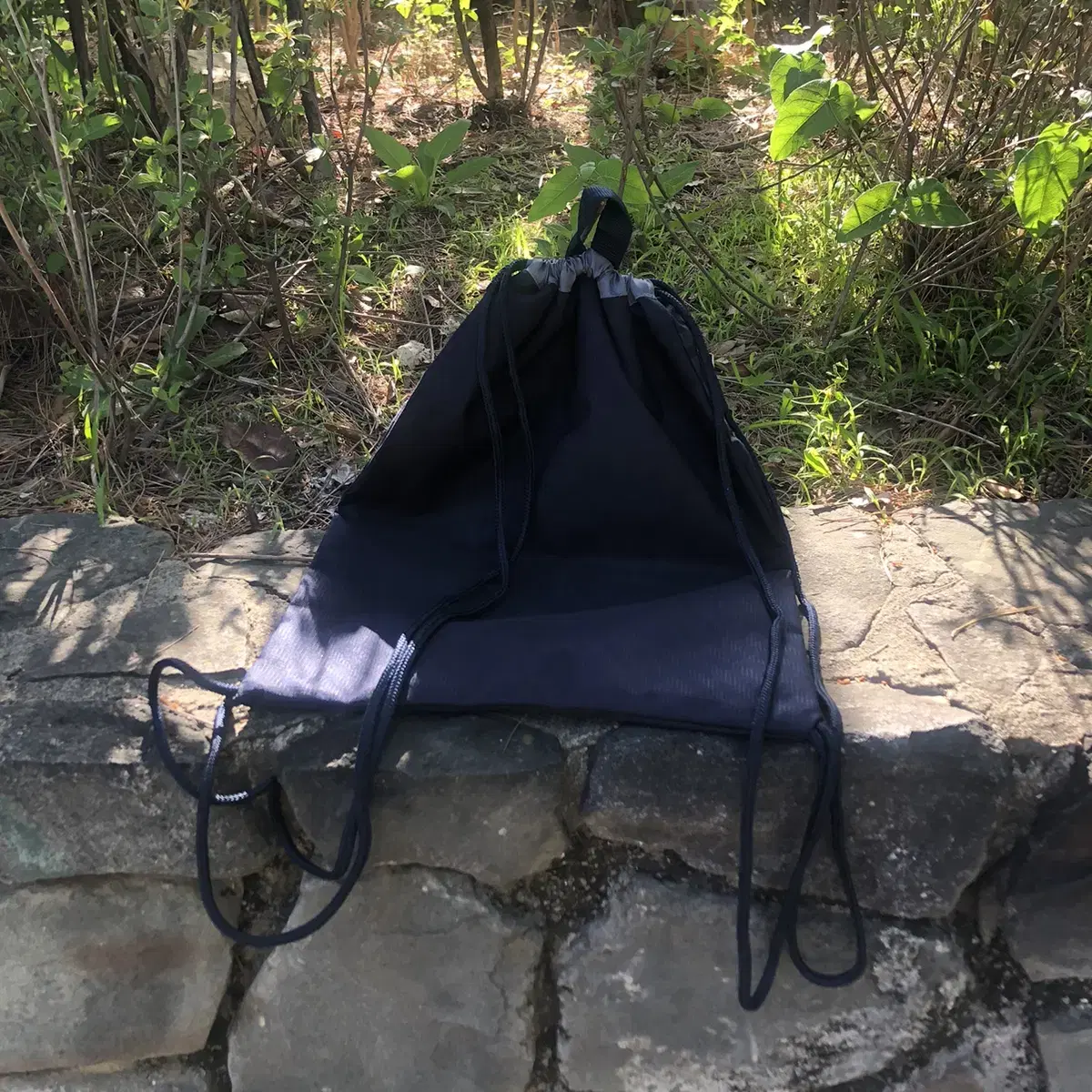 Vintage Adidas navy gym sack