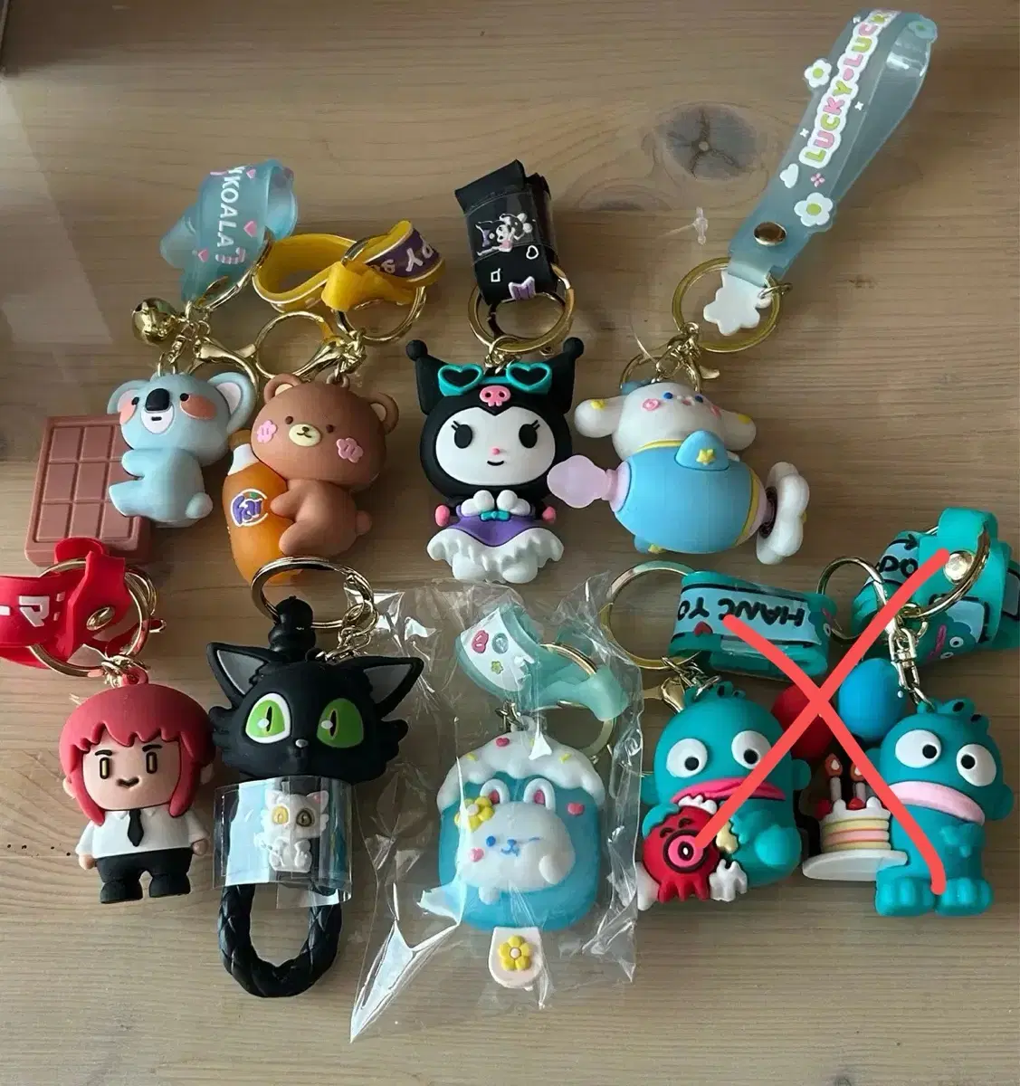 Chainsaw Man Sanrio Han Gyo-dong Kuromi Suzume's Gate Enforcement Koala Bear Rabbit Keyring