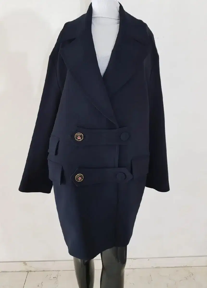 Lucky Chouette) Navy Backpoint FREE Coat