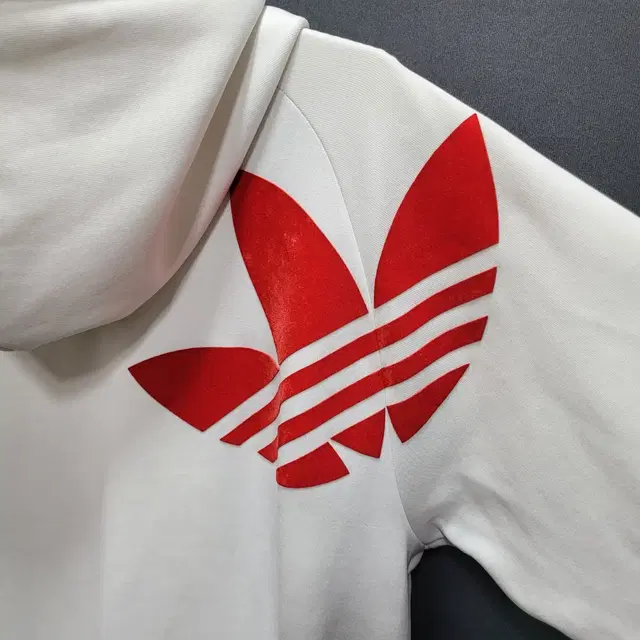 adidas 아디다스 올드스쿨 희귀대장 흰빨 후드집업