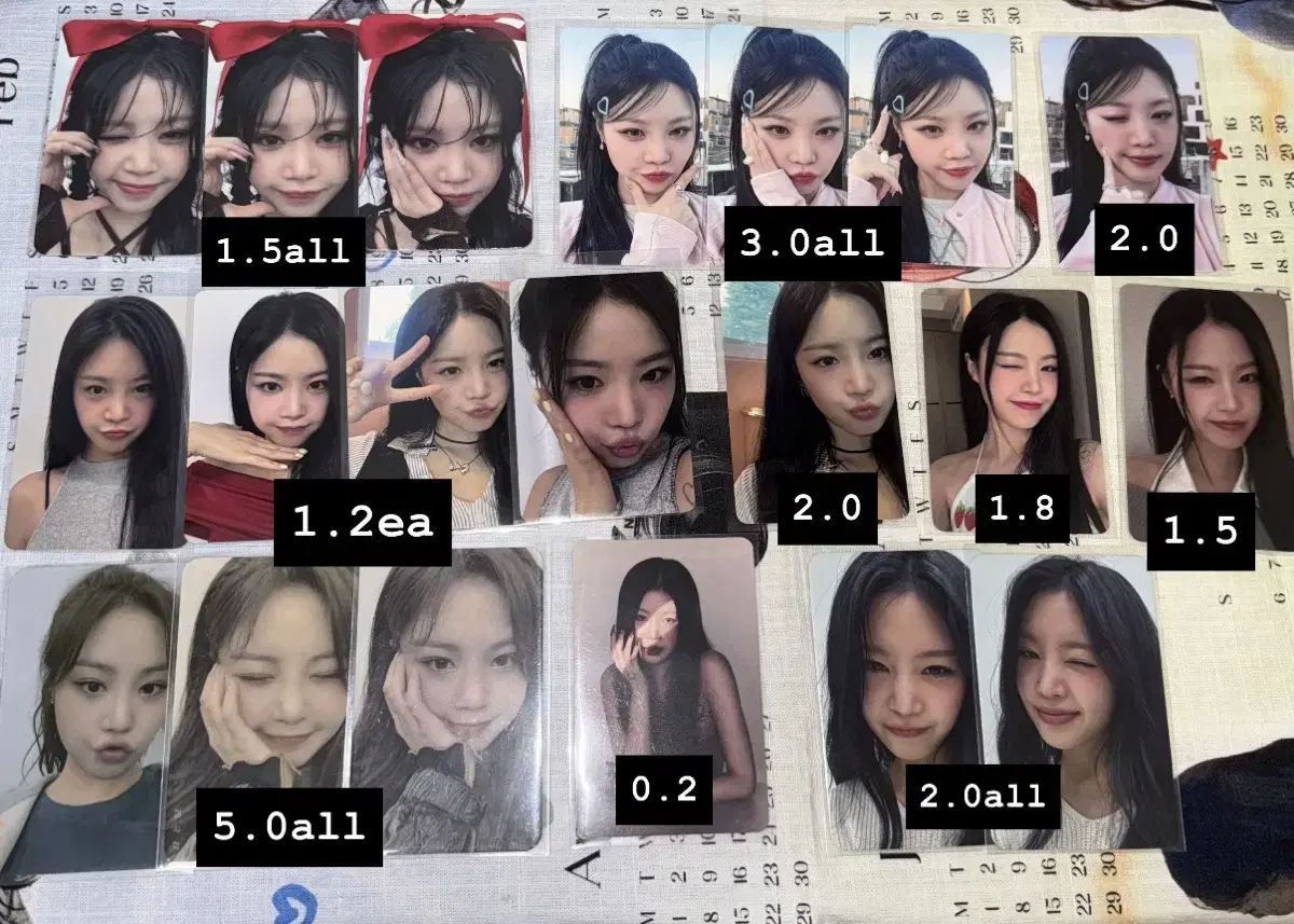 soojin seo soojin rizz liz alpo photocard wts