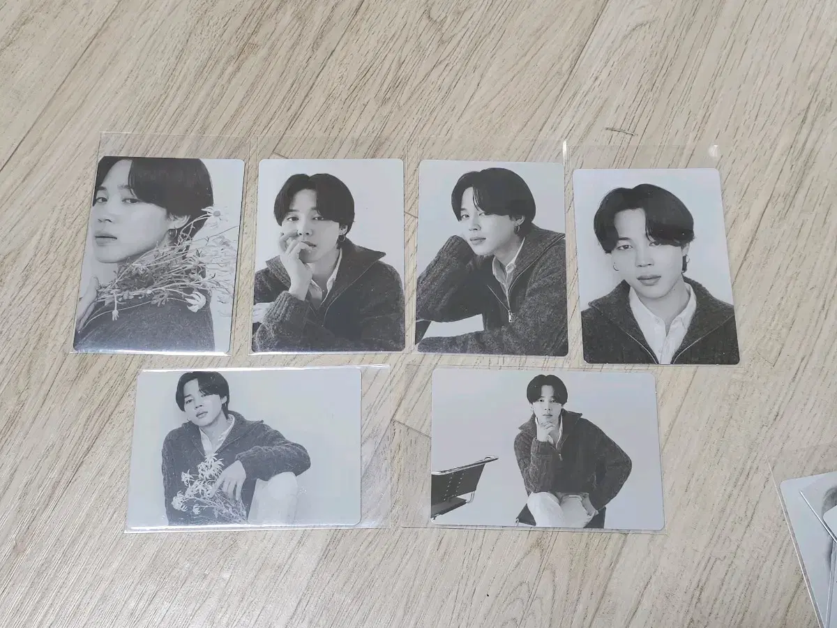 bangtan monochrome pop up miniphotocard jimin set deball namjoon wts