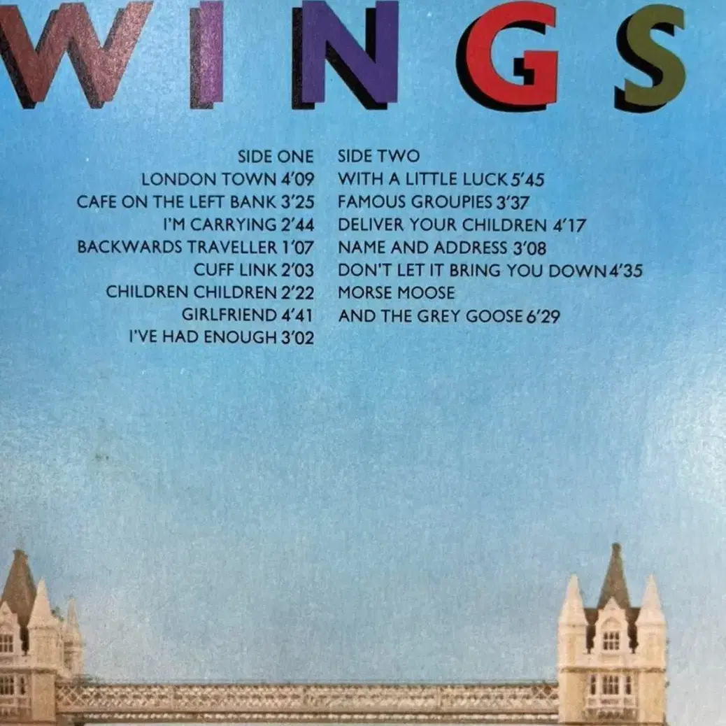 Wings / London Town 엘피