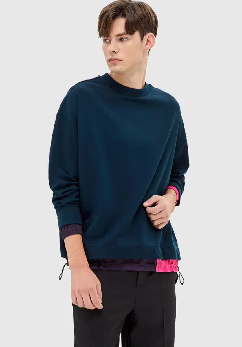 System Neon Layered Long Sleeve Tee 105