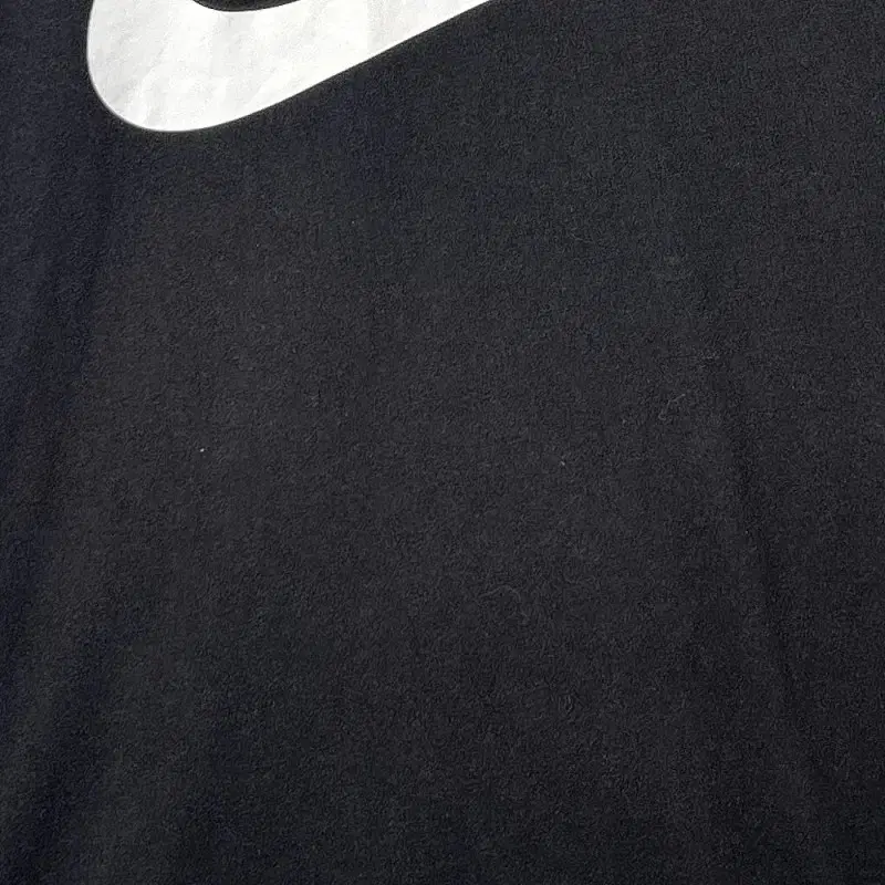 NIKE 나이키 빅로고 프린팅 반팔 티 L 블랙