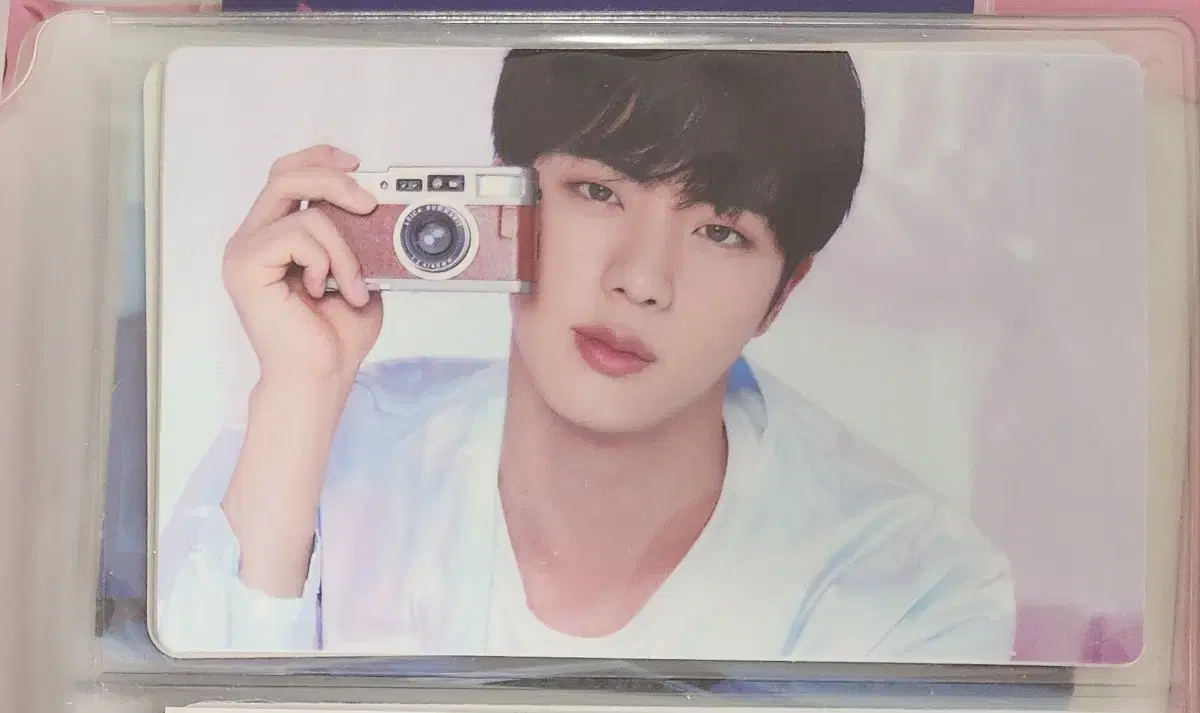 bangtan BE unreleased luckydraw jin (source)