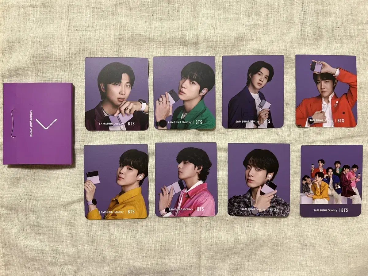 BTS Galaxy Photocard