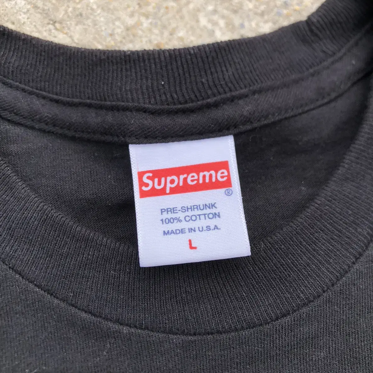 [L] Supreme 슈프림 프린팅 반팔티