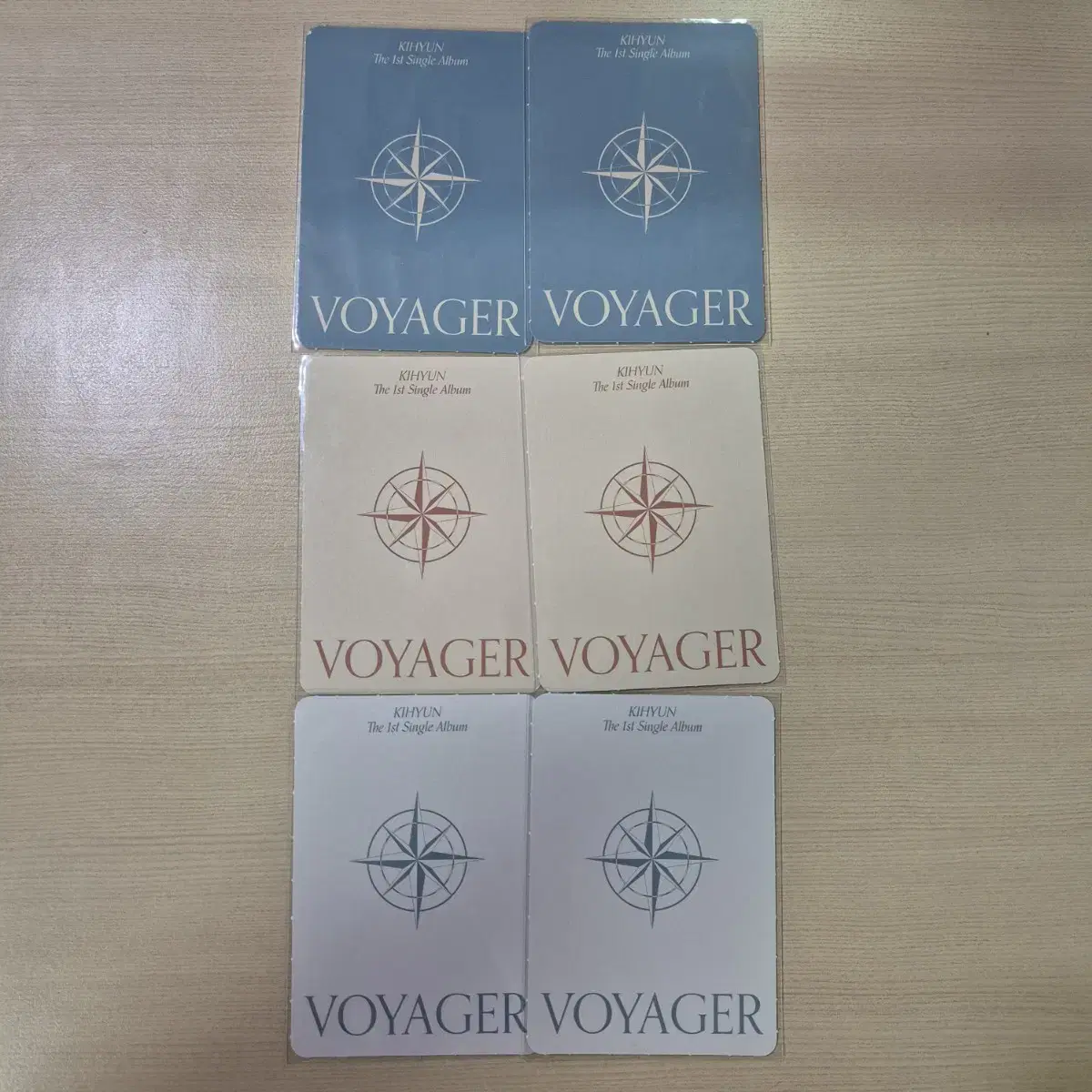 몬스타엑스 기현 VOYAGER 스타쉽 특전 포카 세트 일괄