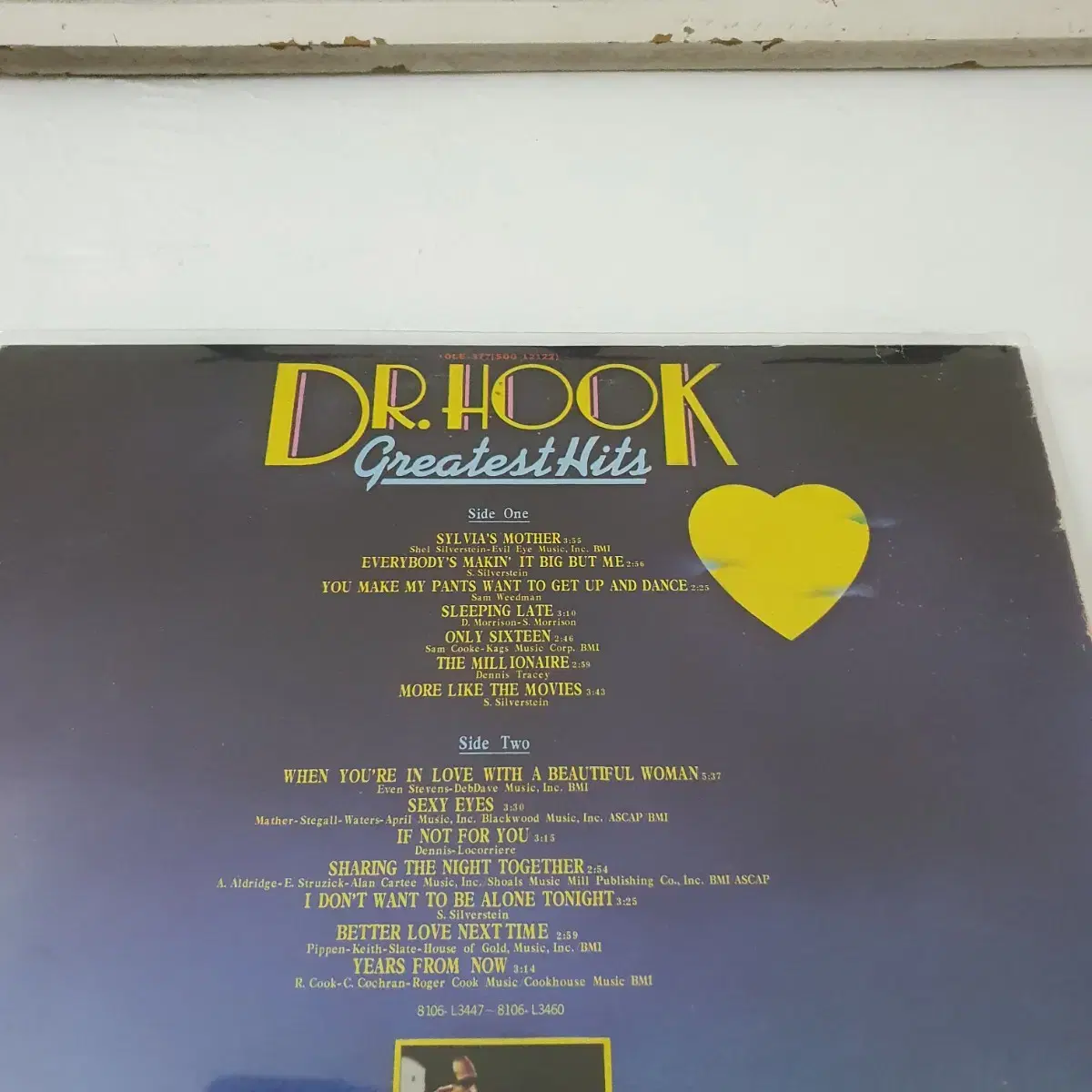 DR. HOOK  닥터훅 greatest Hits  LP  1981