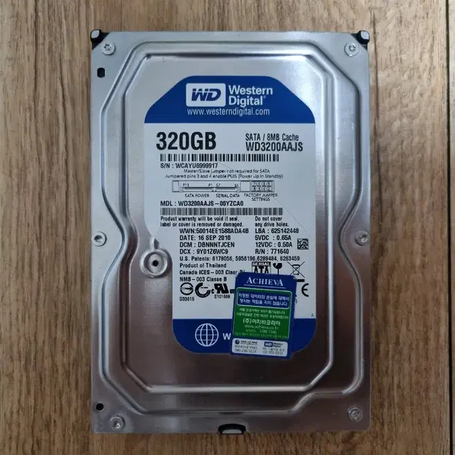 (서울 직거래) WD 320G 중고 HDD