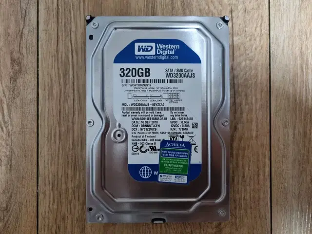 (서울 직거래) WD 320G 중고 HDD