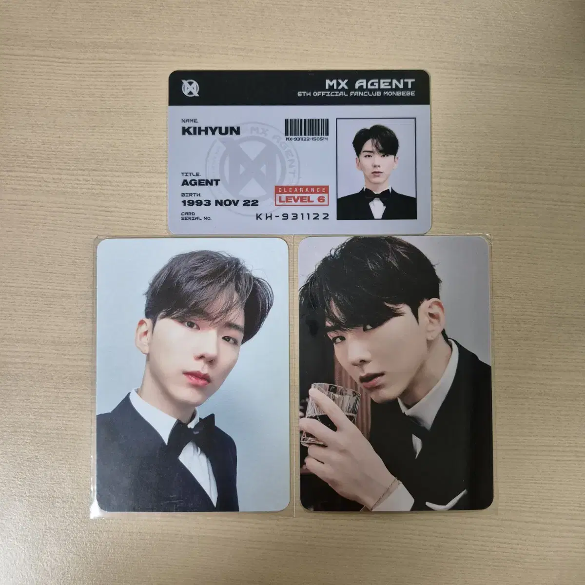 Monsta X kihyun photocard 6th Fan Club Membership Kit