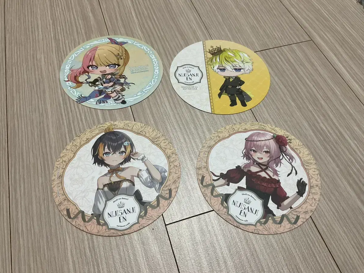 NIJISANJI Animated Cafe Coaster