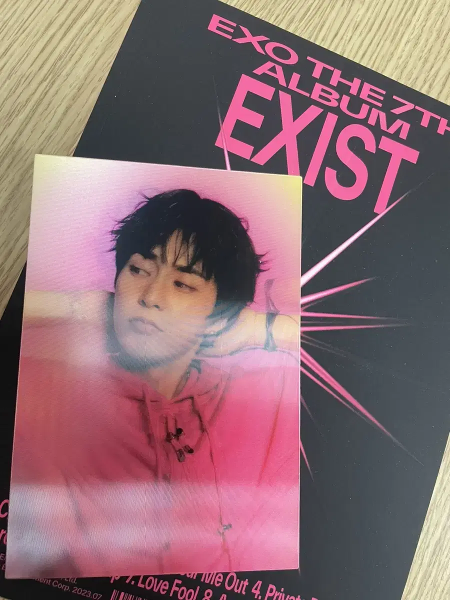 exo exist photobook unsealed album xiumin lenticular