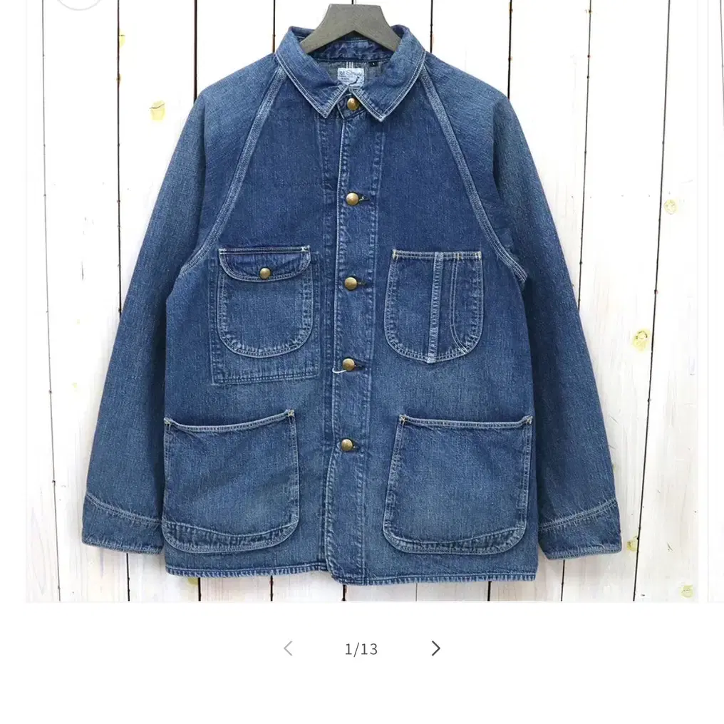 ORSLOW 1950'S Coverall "One Wash" 오어슬로우