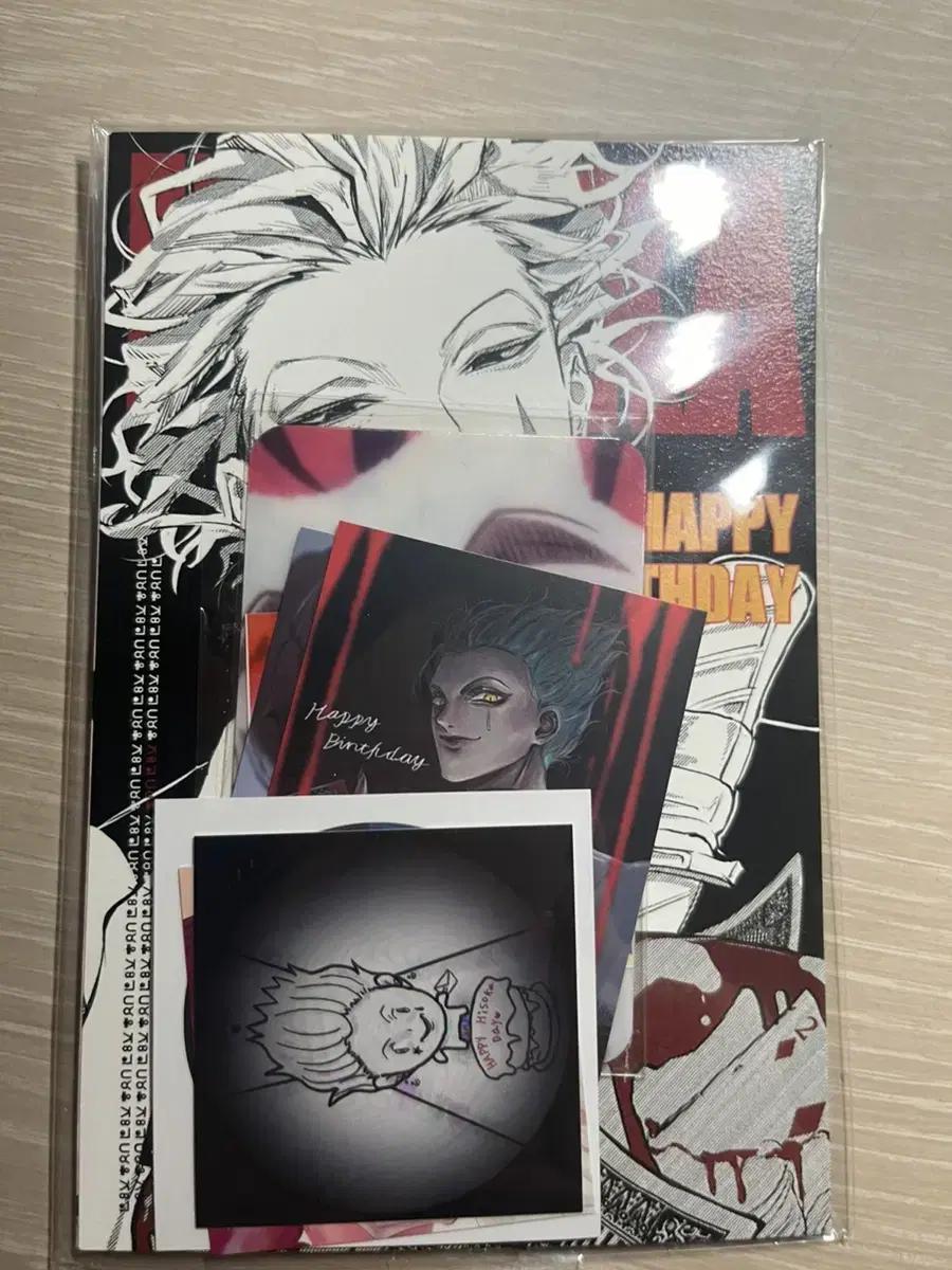 HunterHunter Hisoka Birthday Cafe Jeppre photocard postcard Acrylic Stand Nuiirmigonkiria