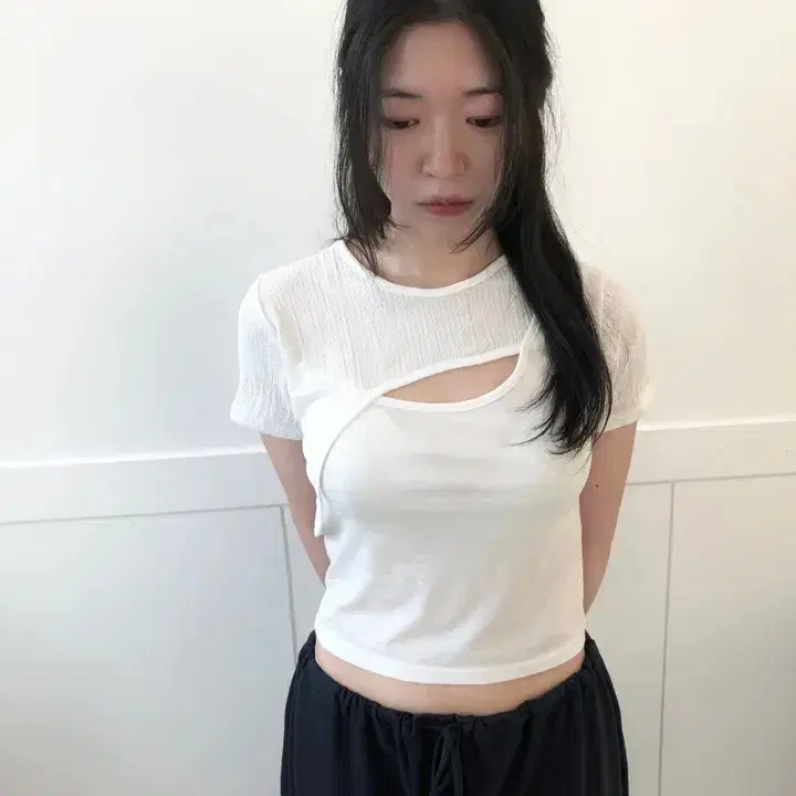 그린씨 hole knit t 새상품