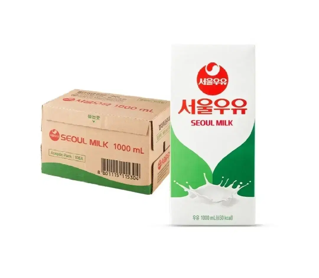 서울우유 멸균 흰 우유 1000ml 10개