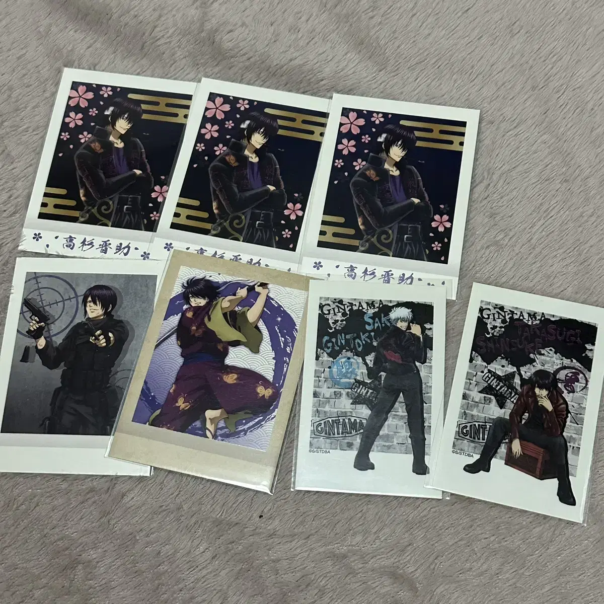 Gintama Takasugi Shinsuke Pasha + Gintoki Takasugi Stickers