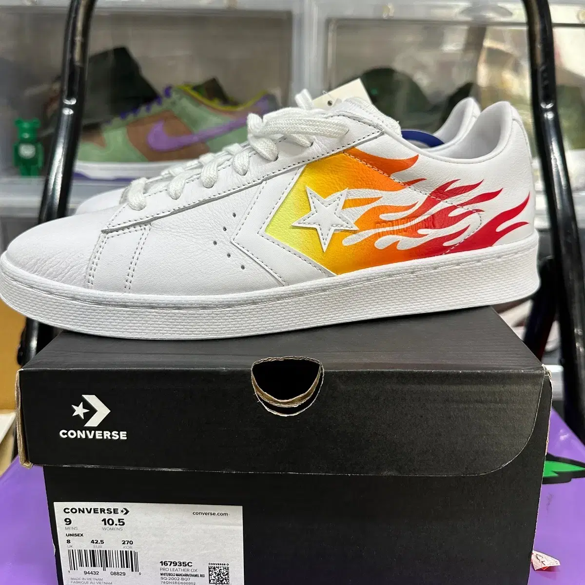 컨버스 converse pro leather low flame