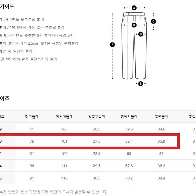 [미개봉] 프로젝트엠 여름 쿨 슬랙스 30사이즈 테이퍼드핏