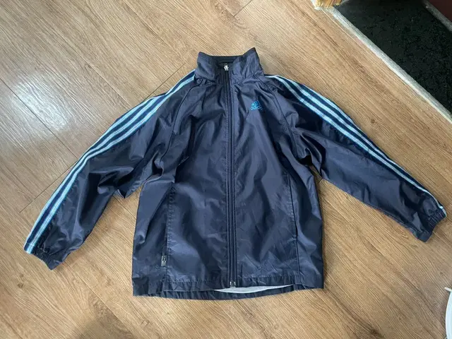 Adidas vintage navy windbreakers