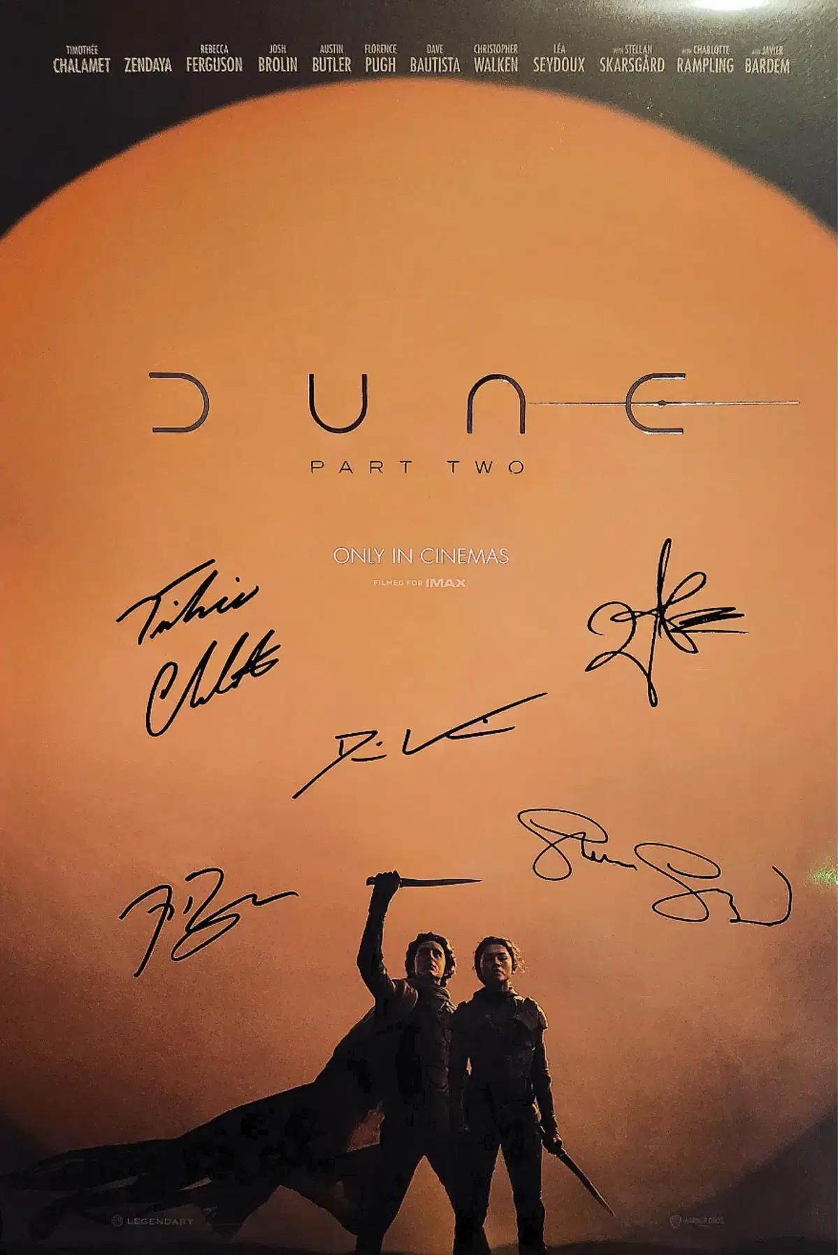 Dune 2 signature poster, win a megabox acrylic sells stands