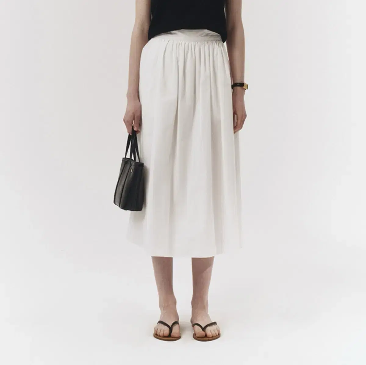 던스트 summer tulip skirt white 1