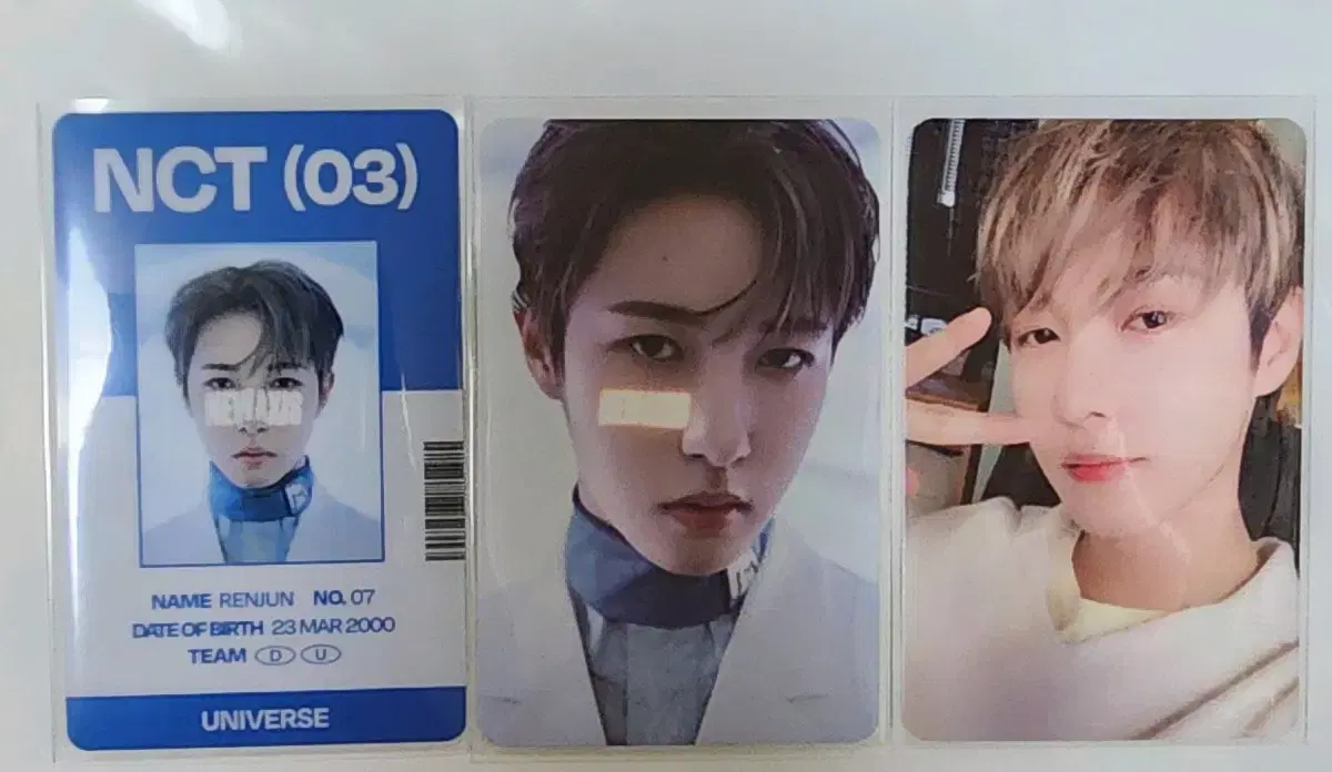 NCT NCT Universe ID kard Photo Card Set renjun photocard Full Set