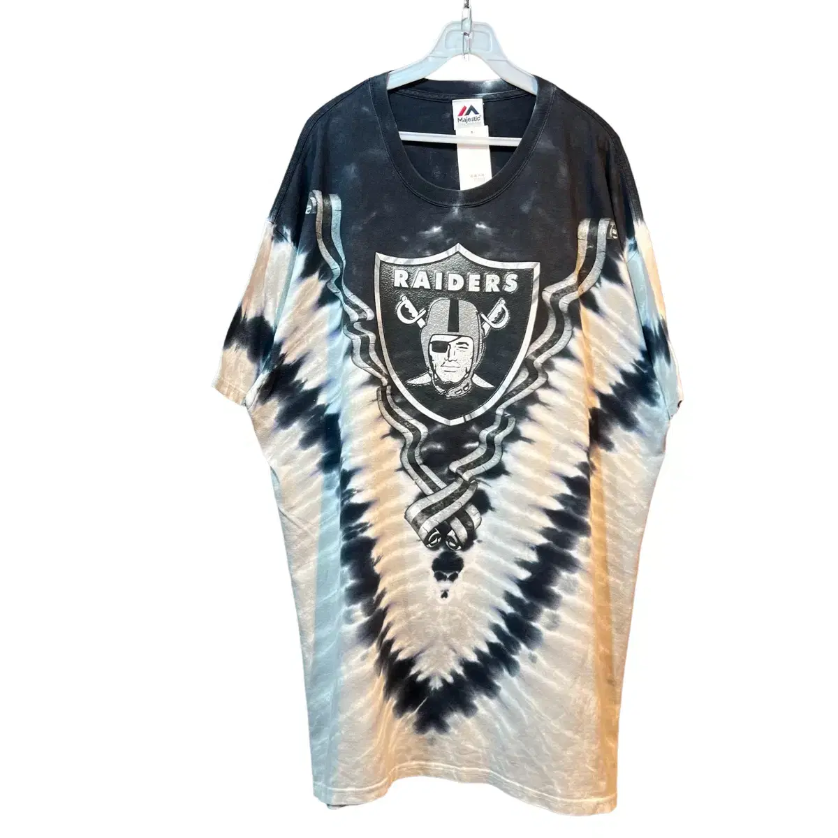 [XL] Majestic NFL Raiders Tie-Dye T-Shirt