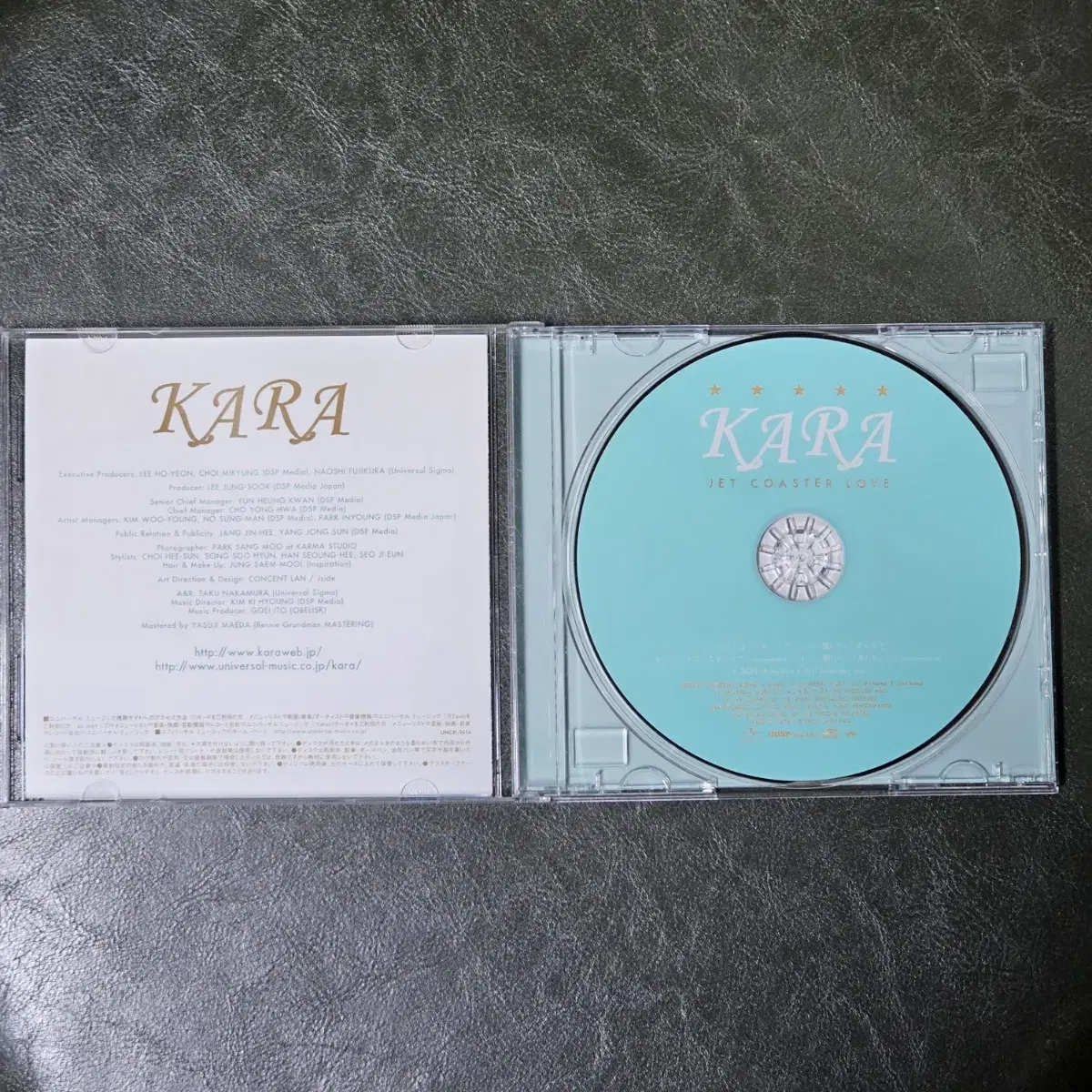 카라 KARA 제트코스터 러브 걸그룹 일본 싱글 CD 중고