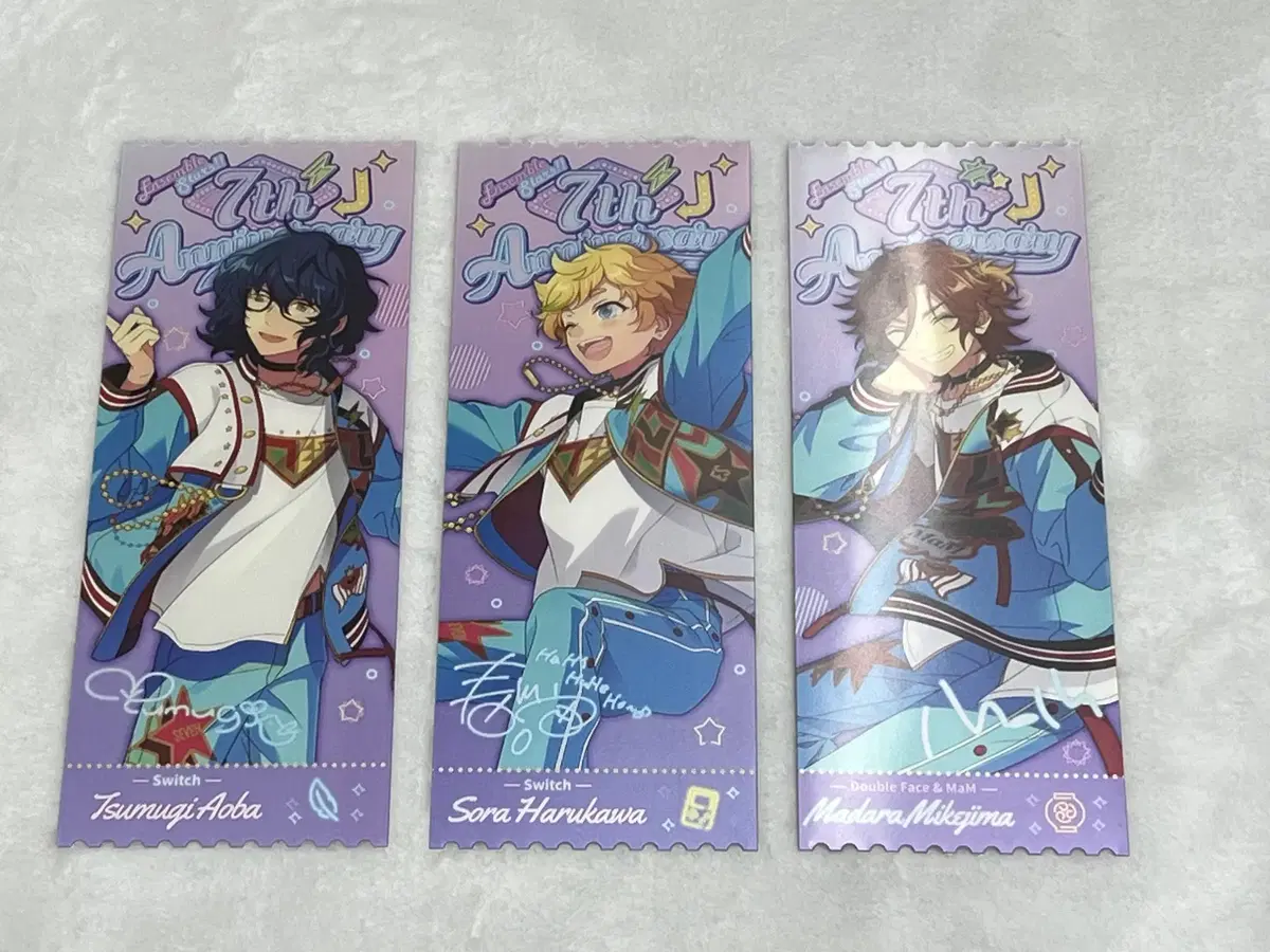 Anstar 7th Anniversary Carnival lenticular Tickets Tsumugi sora Madara