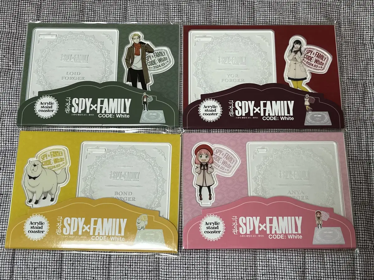 SPY FAMILY acrylic Coaster Stand Theatrical Edition pre-order benefit Merchandise