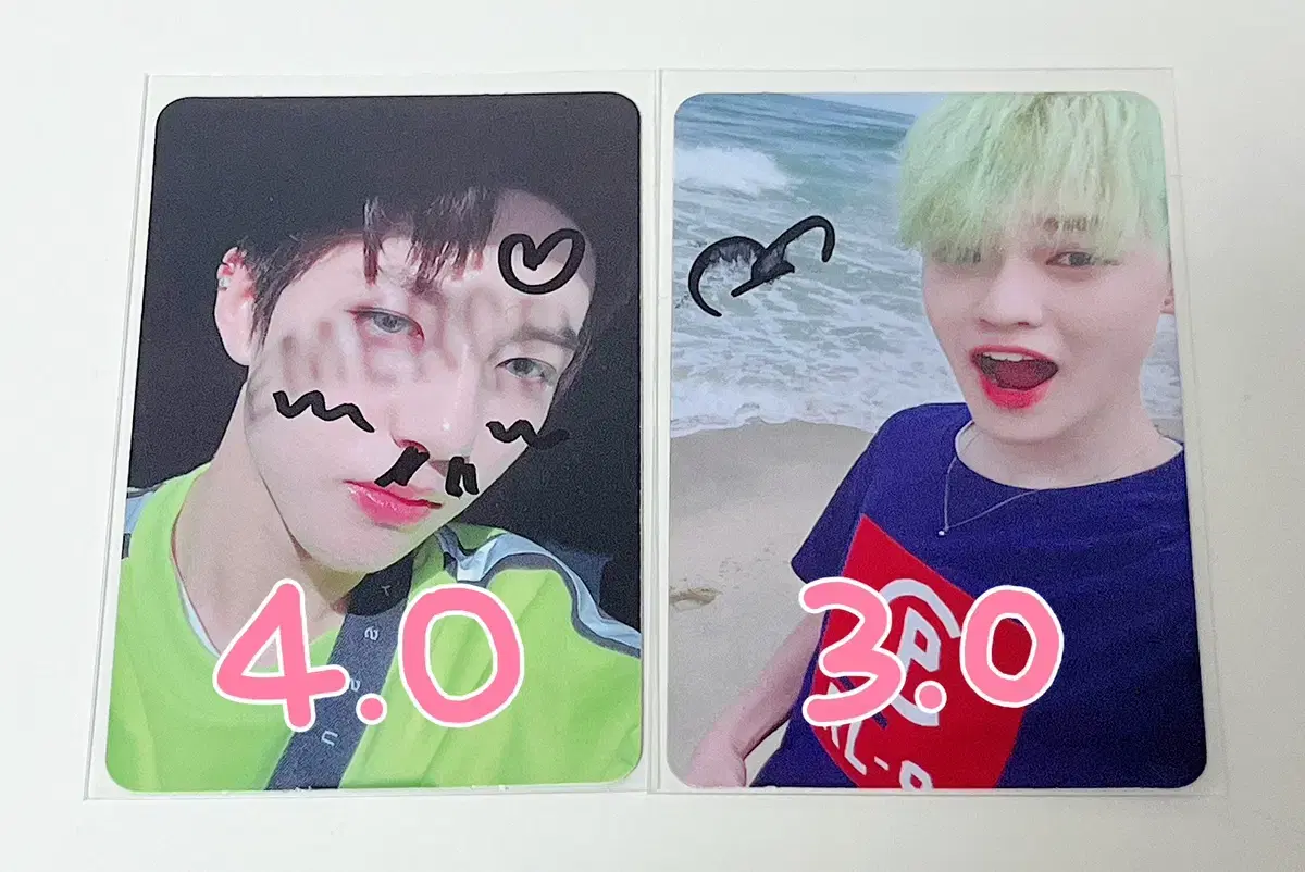 nct dream renjun chenle fan doodle photocard photocard