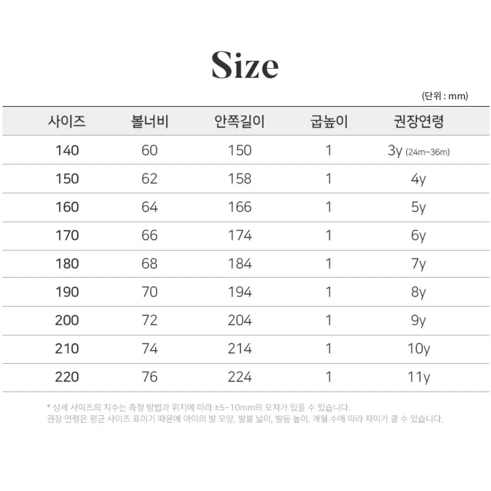 (새상품) 클래식뮬 아이보리 160