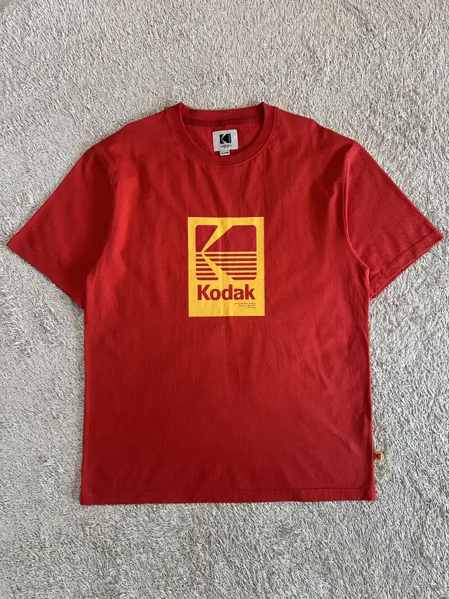 [XL] 코닥 KODAK 빅로고 반팔 티셔츠 레드